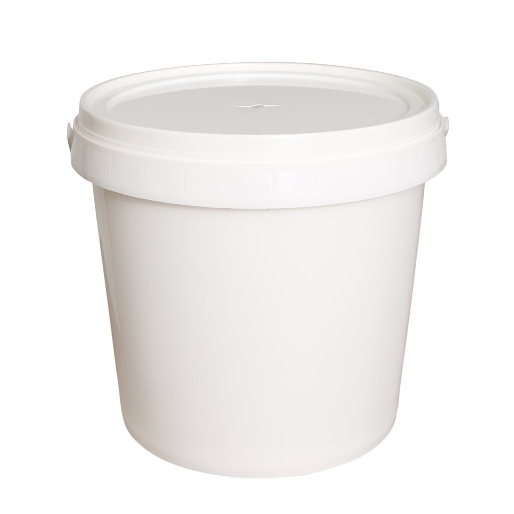 White Plastic Wipe Dispensing Bucket for Floor Stand Dispensers