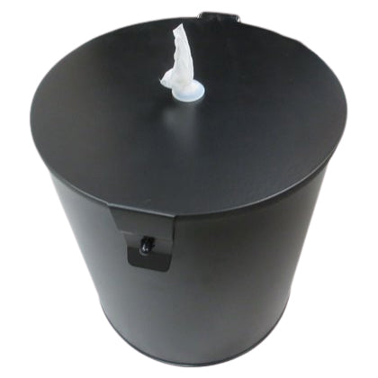 Metal Wall Mount Wipe Dispenser - Black